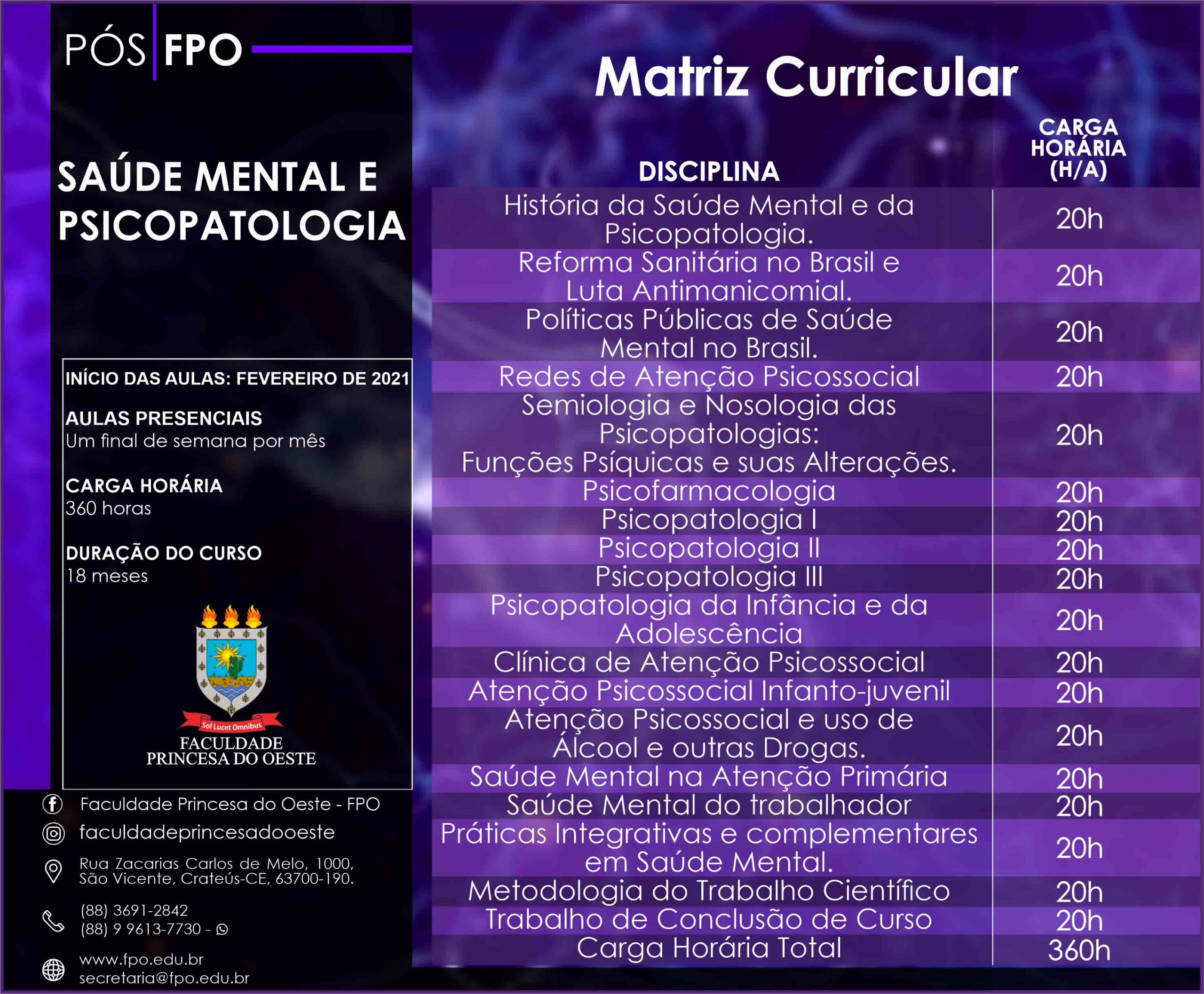 SAÚDE MENTAL E PSICOPATOLOGIA